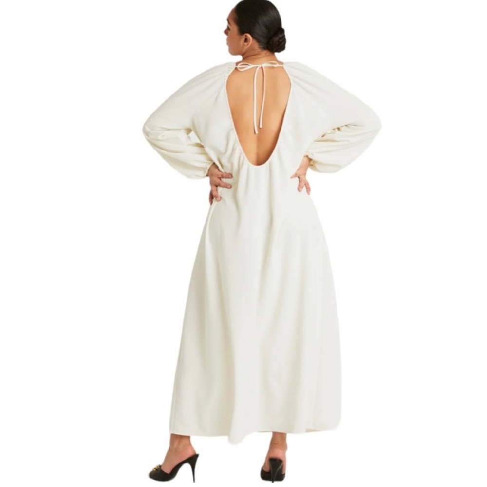 Hill House The Simone Dress Coconut Milk - Picture 2 of 9